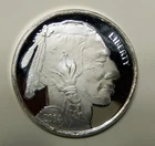 UNDER SPOT ~ 2014 Indian Head Buffalo Silver Round   .999 Fine Silver  1 Troy Oz