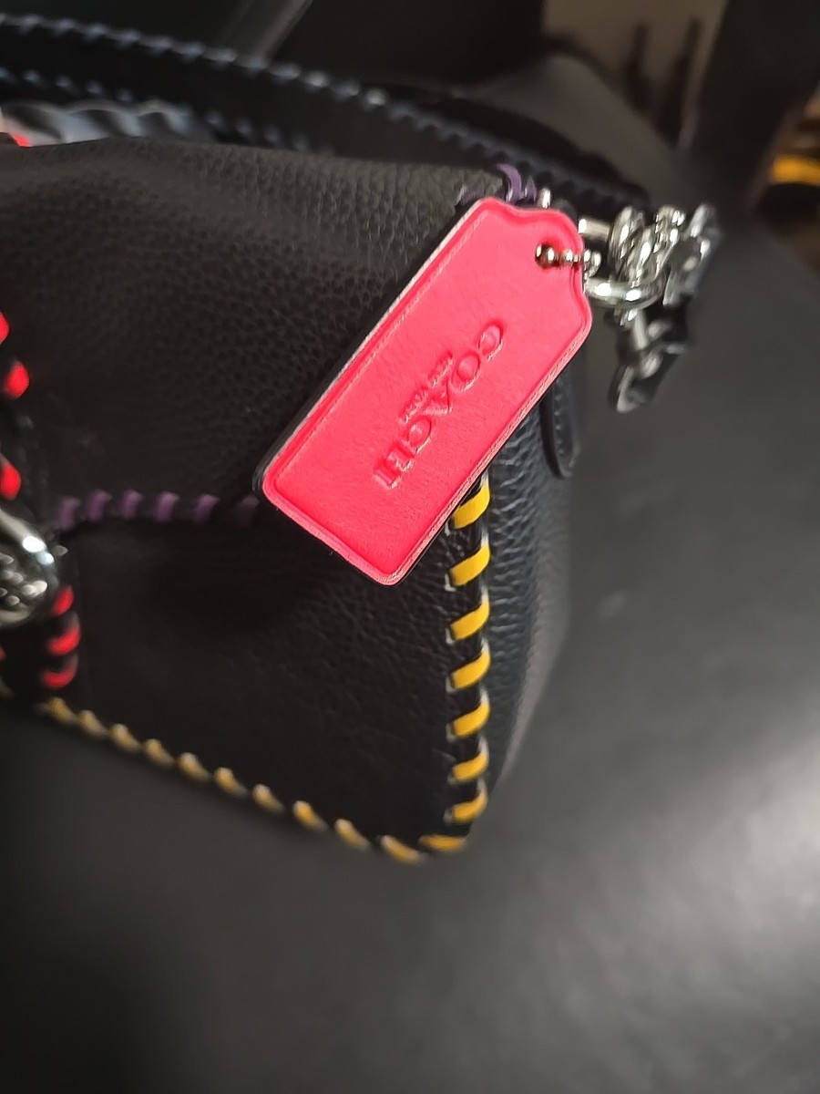 NWT Coach Georgie Leather Whipstitch Shoulder Crossbody Bag C5790