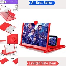 Phone Screen Magnifier 3X HD Foldable Stand for Movies Videos Gaming Travel