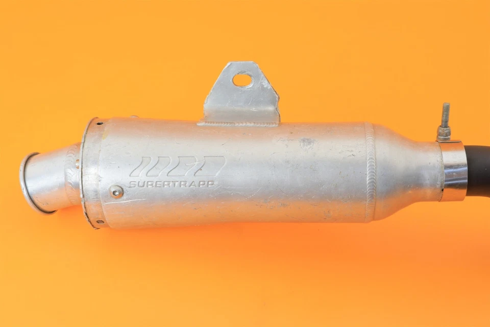 1984 84 XR500R XR500 Supertrapp Exhaust Muffler Silencer and Yoshimura tip - Image 2 of 4