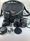 New ListingCanon Eos Rebel Xs Black Slr 35mm Camera W/ Canon Ef 35-80mm + 28-200mm Uc Lense