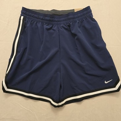 NWT Nike DNA Dri-Fit Shorts Navy Blue with White Trim Large