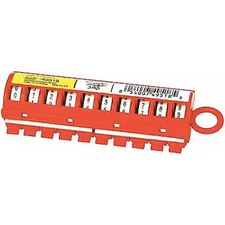 3M Std-0-9X Wire Marker Tape Dispenser, Pk10, Color: Red