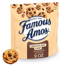 Classic Chocolate Chip Cookies - Bite-Sized, Resealable Bag, 8 Pack, Sweet Treat