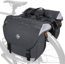 Bicycle Saddle Bag, Waterproof Panniers for Bicycles, Mountain Bike Basket Rear