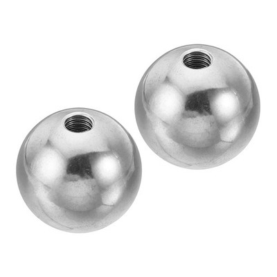 PATIKIL M6x25mm Ball Nuts Knob, 2 Pack Female Thread 304 Stainless Steel Roun...