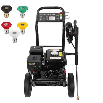 #ad Gas Powered Washer Cold Water High Pressure Washer 3500PSI 2.6GPM 212cc 5Nozzles $237.99