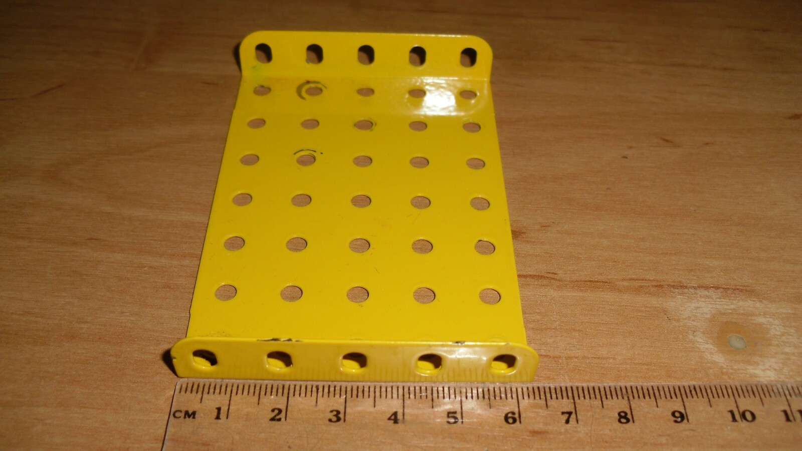 Meccano Flanged Plate 7x5 Hole Yellow A853 Used eBay