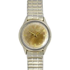 Accutron Tuning Fork 1965 M5 Vintage Men's 10k Gold Filled Watch Amazing Patina