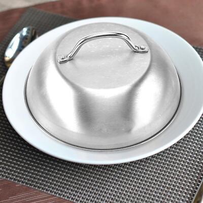 Edelstahl Gießen Abdeckungen Grill Kochen Deckel Steak Abdeckung Burger Abdeckung für