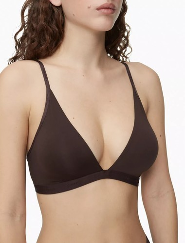 Bralette triangular ligeramente forrado forma a cuerpo Calvin Klein para mujer QF6758 - Imagen 14 de 23