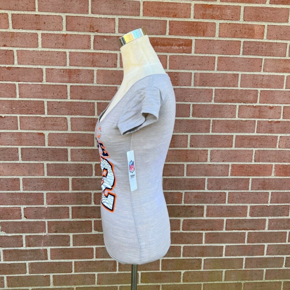 NUEVA CAMISETA NFL CHICAGO BEARS FORTE #22 ADOLESCENTES NIÑAS LETRA BRILLANTE Talla XS Foto 3 de 4