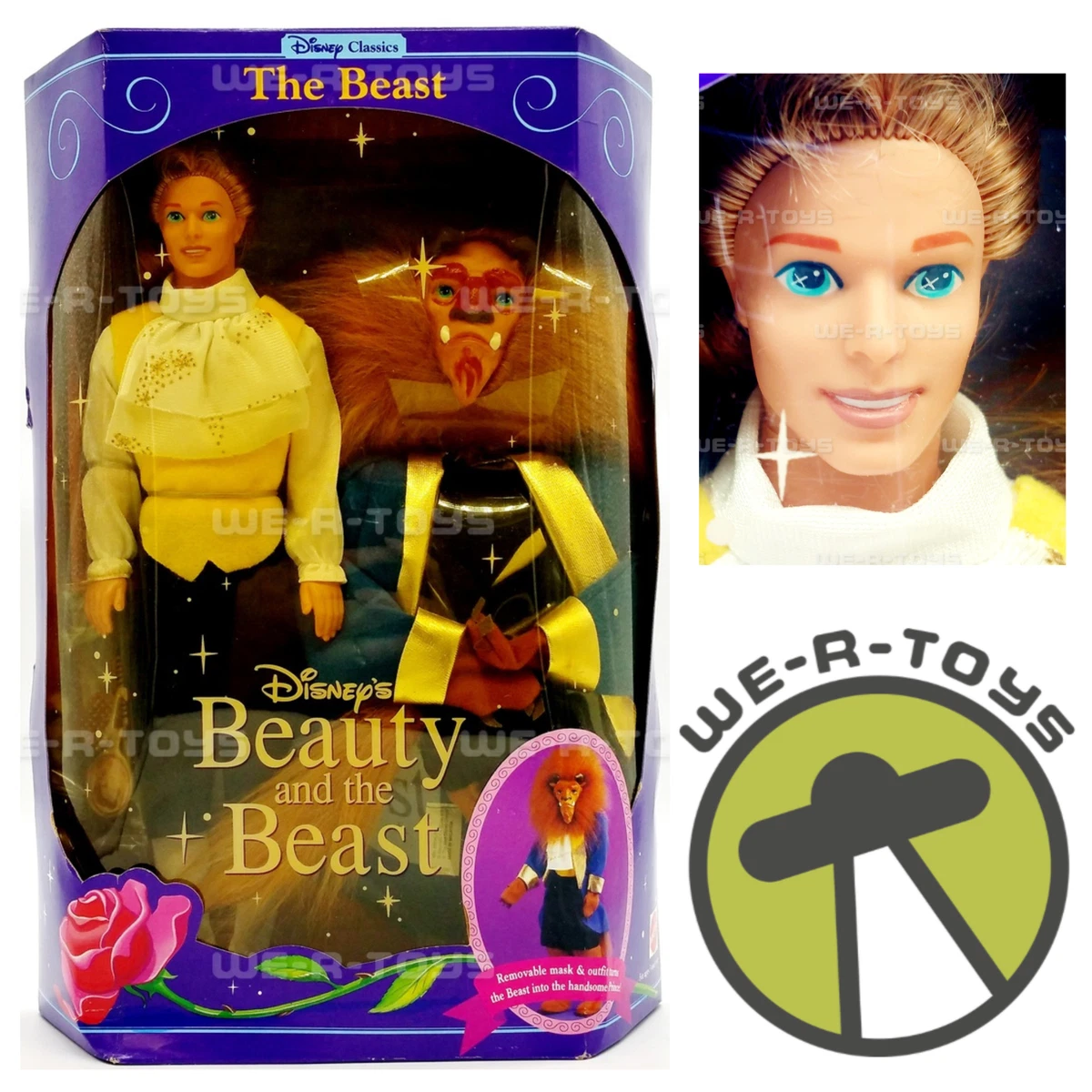 Disney Classics Beauty and the Beast The Beast Doll 1991 Mattel