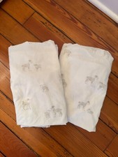 Pehr Crib Sheets with Original Bags -- Set of Two -- Pre-owned