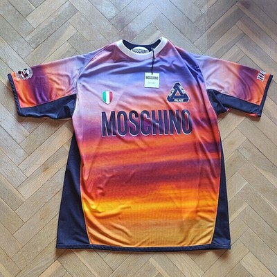 RARE SAMPLE SIZE M MOSCHINO X PALACE Sunset Technical FOOTBALL 