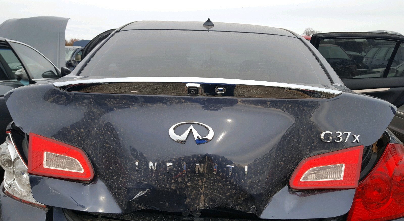 20072013 INFINITI G25x G35x G37x SEDAN CHROME TRUNK TRIM MOLDING WITH