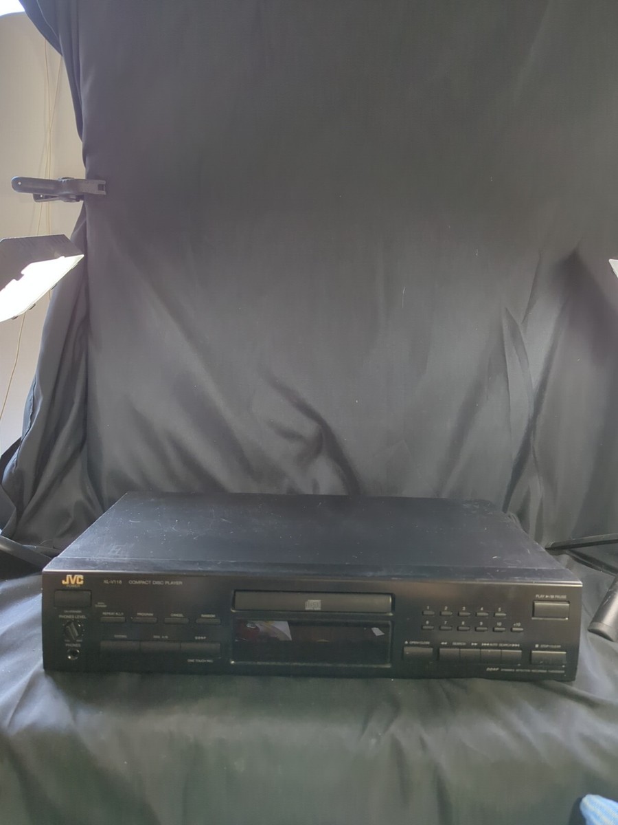 Vintage JVC XL-V118BK Single Disc Compact Disc CD Player Not