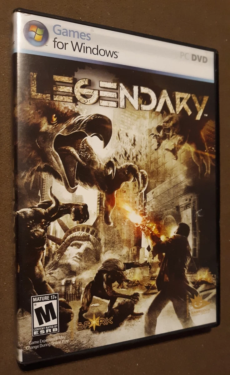 Legendary Boxed Game PC DVD ROM 2008 Software Windows IBM