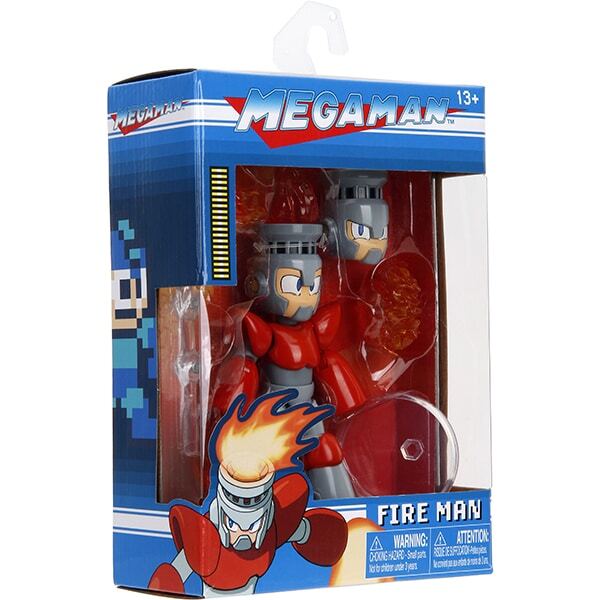 JADA34222 Mega Man Action Figure Fire Man Rockman Megaman Box JADA