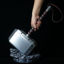 The Avengers Thor Odinson Cosplay 1:1 Scale Thor's Hammer Pedestal Metal Cosplay