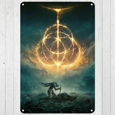 Elden Ring Custom 10"x14" Metal Wall Sign Office Home Mancave