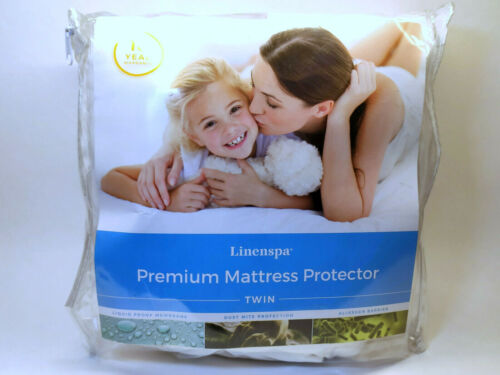 linenspa premium smooth fabric mattress protector