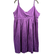 Old Navy Women's Dress Size XL Purple/ Pink Babydoll Adjustable Spaghetti Straps