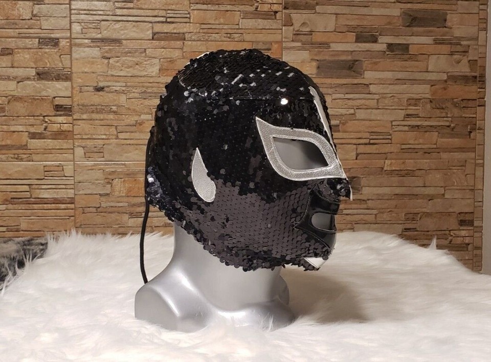 RAYO DE JALISCO Mask Wrestling Mexican Lycra & Vinyl Ajustable Color