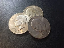 1977p Eisenhower Dollar Uncirculated AU+ UNC BU