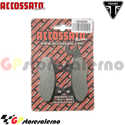 AGPA23OR ORGANISCHE BELÄGE HINTEN ACCOSSATO TRIUMPH 900 TROPHY 1999