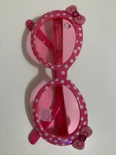 NEW Hello Kitty Girls Sunglasses - Pink Lens Pink Polka Dot Frame PRIORITY MAIL