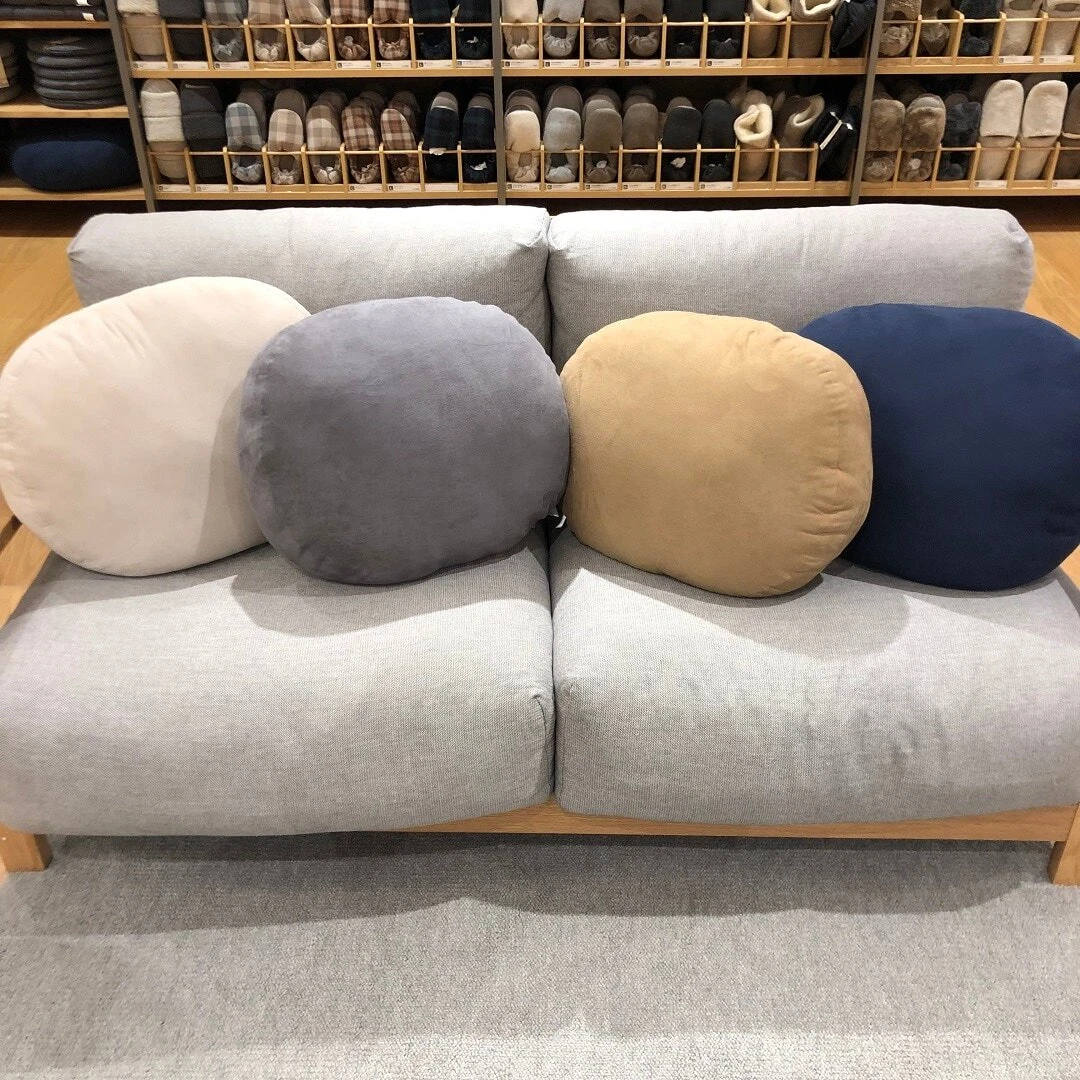 MUJI Cushion Multi Purpose Soft Polyester 6Variations Color Big Large JAPAN
Opens in a new window or