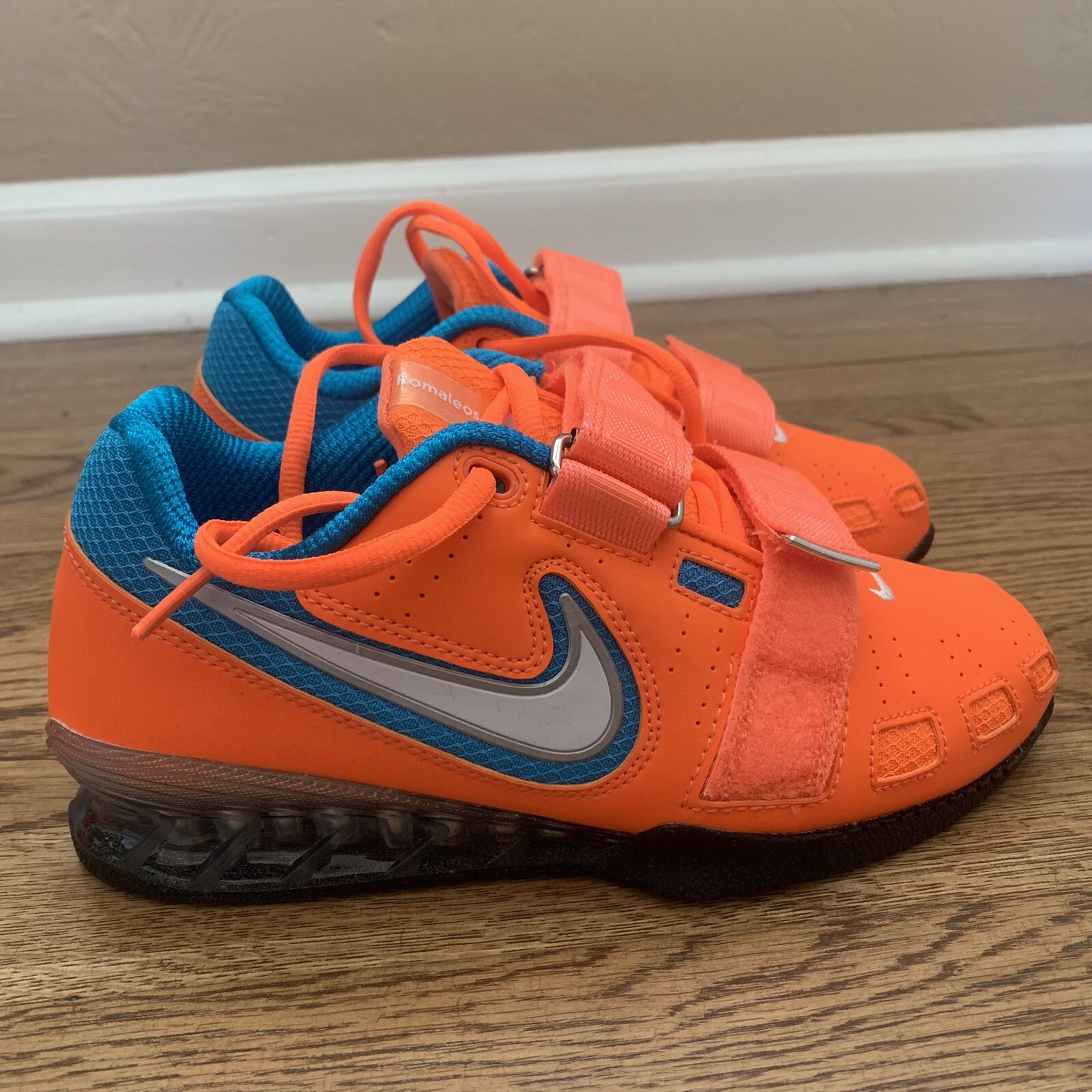 Nike Romaleos 2 Orange 476927-814 Men’s Size 4/ Women’s Size 5.5 NEW With Box image 3