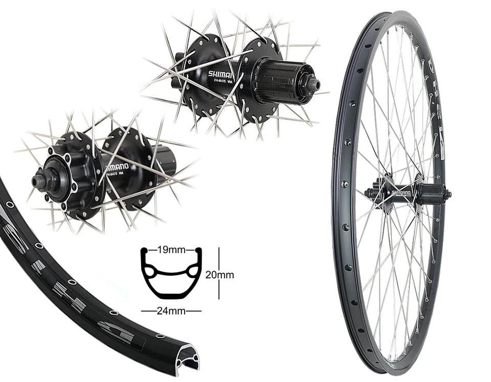 Hinterrad 28 Zoll 19-622 Hohlkammer Disc Shimano Scheibenbremse 6-Loch 8-10 fach