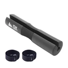 Black Barbell Pad With Fastening Straps - Olympic Bar | Foam Support Back Squat