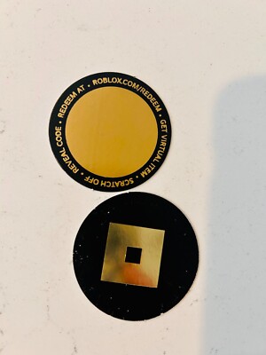 Rare Roblox Virtual Item Code Scratch-Off | eBay