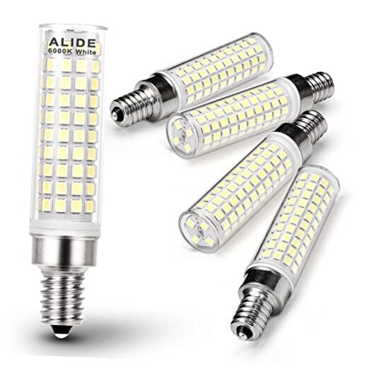 ALIDE E12 10W 6000K LED Candelabra Bulbs 100w e12 100w E12 100w Daylight White ALIDE E12 10W 6000K LED Candelabra Bulbs 100w e12 100w E12 100w Daylight White