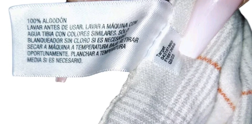 Goodfellow&co Para Hombre Manga Larga Con Botones Franela Rayas Blancas Muy Suave XL Foto 4 de 4