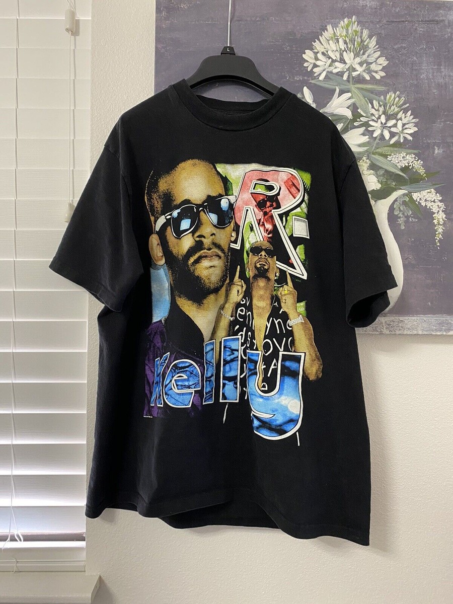 Vintage R Kelly Rap tee t shirt Black Size S M L 234XL EG931
