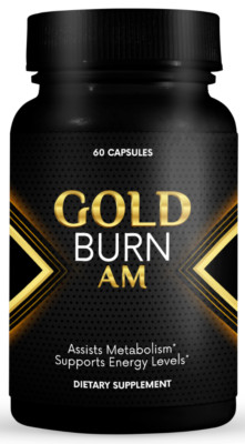 Gold Burn AM, assists metabolism and support energy-60 Capsules