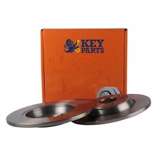 2x Brake Discs Solid For Audi A4 Allroad B8 3.0 TDI Quattro Rear 8K0615601J