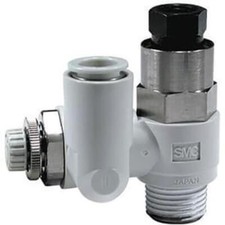 1PC SMC ASP530F-N03-11S Flow Control w/Pilot Check Valve, 3/8NPT Side Port, 1/8