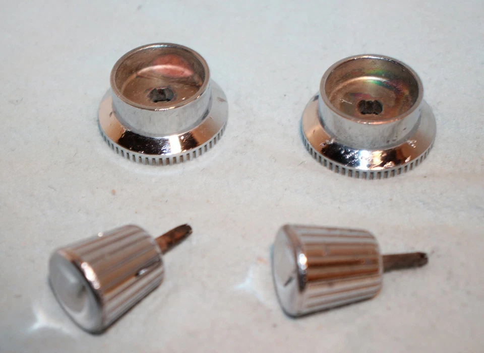 64 Mercury Commuter station wagon radio knobs am Ford country sedan Galaxie - Image 3 of 4