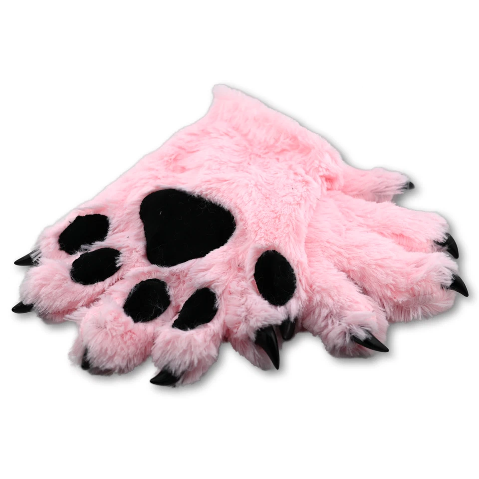 Fursuit Costume Five Finger Paw Gloves with Claws USA SELLER - Image 2 of 4