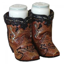 JT International Cowboy Boots Salt and Pepper Set