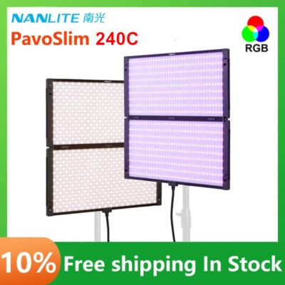 NANLITE PavoSlim 240C RGBWW Full Color Led Video Panel Light Photography Lights 
