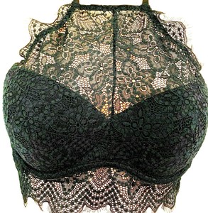 black bralette halter neck