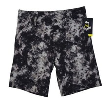 Art Class Boys Size 10 Black  White Tie-Dye Shorts With Mesh Lining. NWT