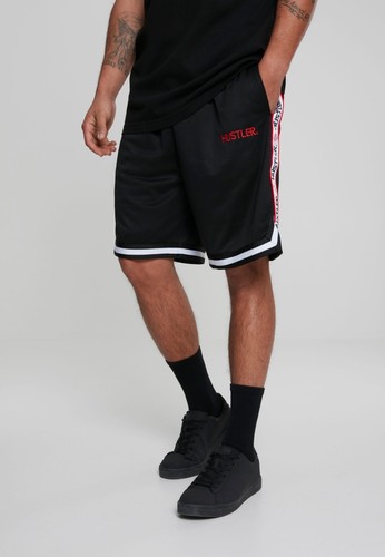 MERCHCODE Pantaloni Pantaloncini Bermuda uomo sport Hustler Mesh Shorts  Black | eBay