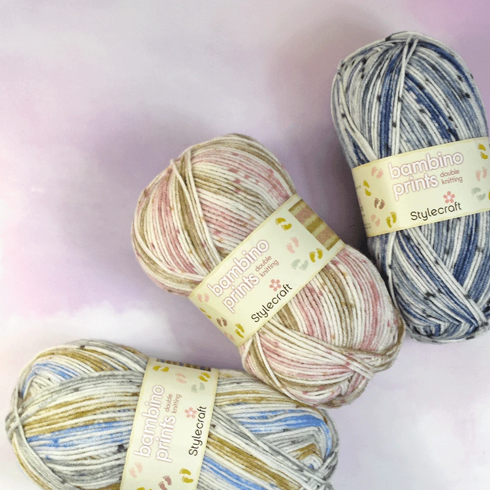 Stylecraft Bambino Prints DK Yarn - 100 grm Ball